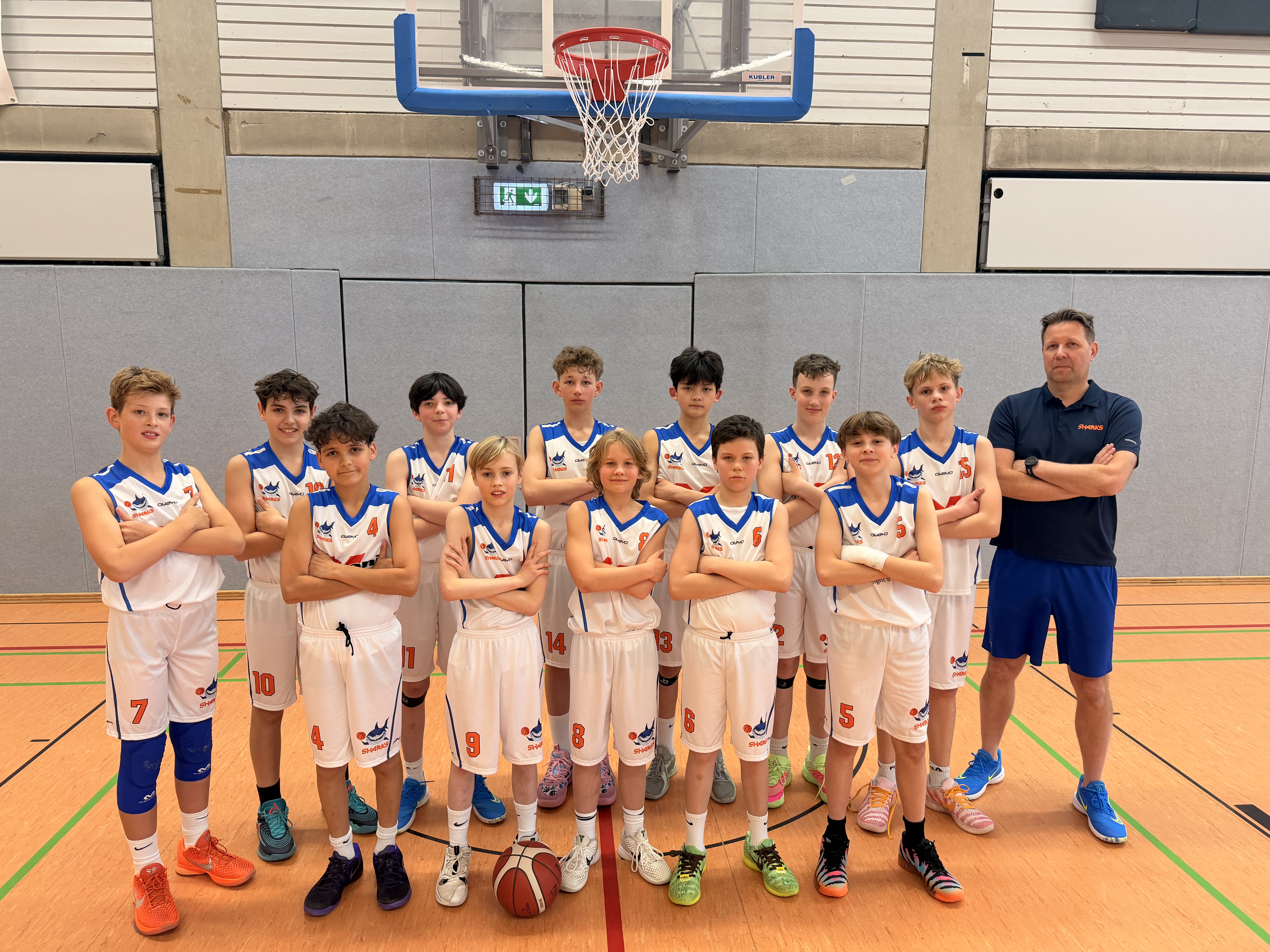 Teamfoto der Hittfeld Sharks