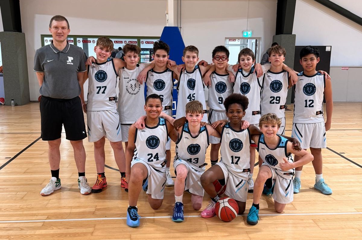 Teamfoto der Vienna Timberwolves (U12)
